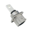 Straight metal connector-10mm-single core