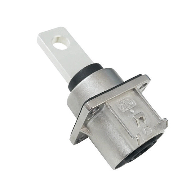 Straight metal connector-10mm-single core